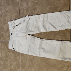 Boss white twill pants